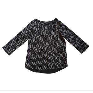 Papermoon Stitchfix Black and White Graphic Top Medium